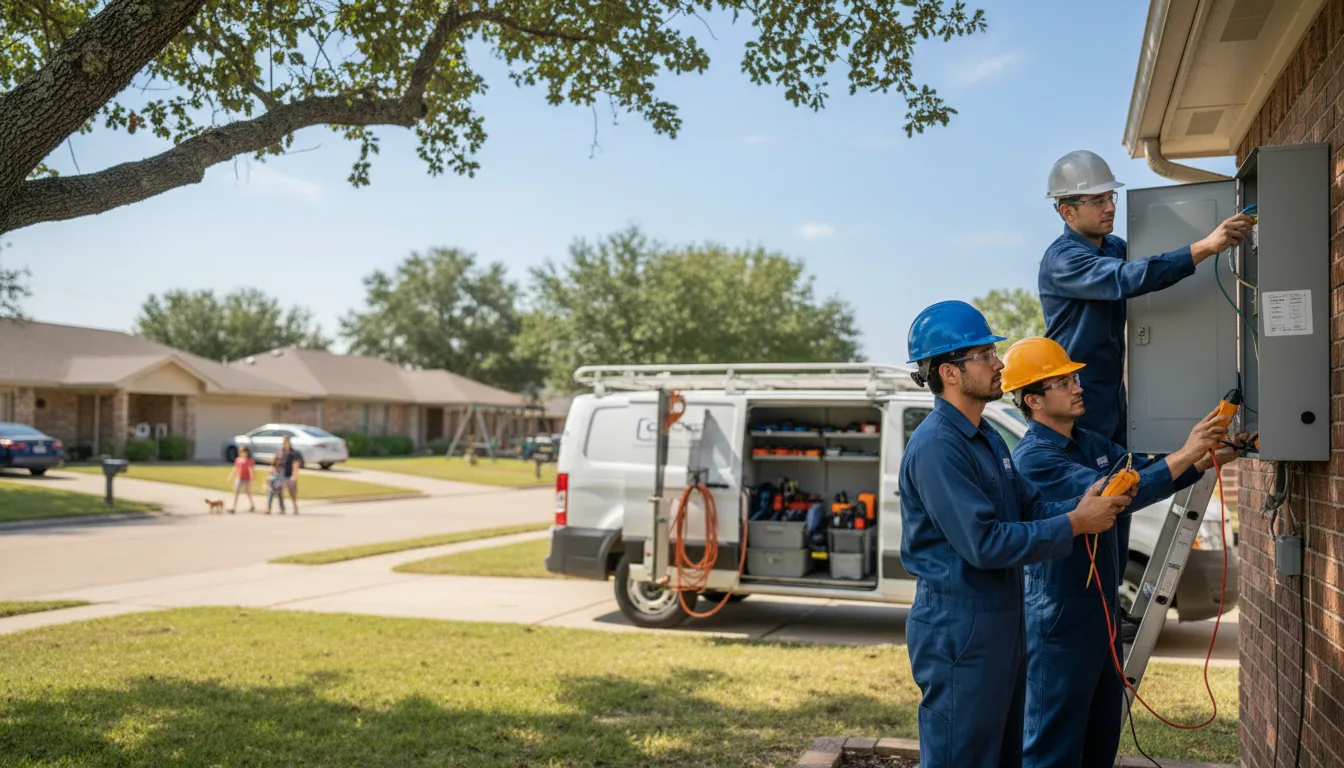 Certified electrician providing emergency electrical services in Stonewall, OK